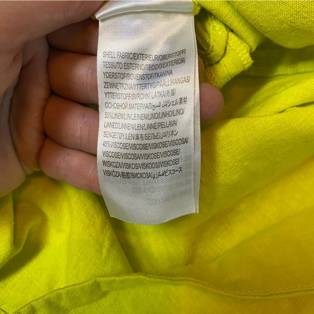 FARM Rio Neon Yellow Leaf Cutout Midi Dress - Picture 3 of 16